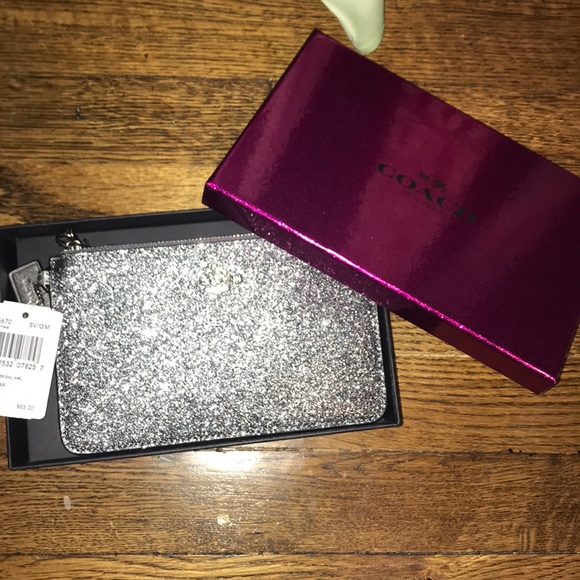 Coach Handbags - Coach Sparkle Wristlet NEW IN BOX